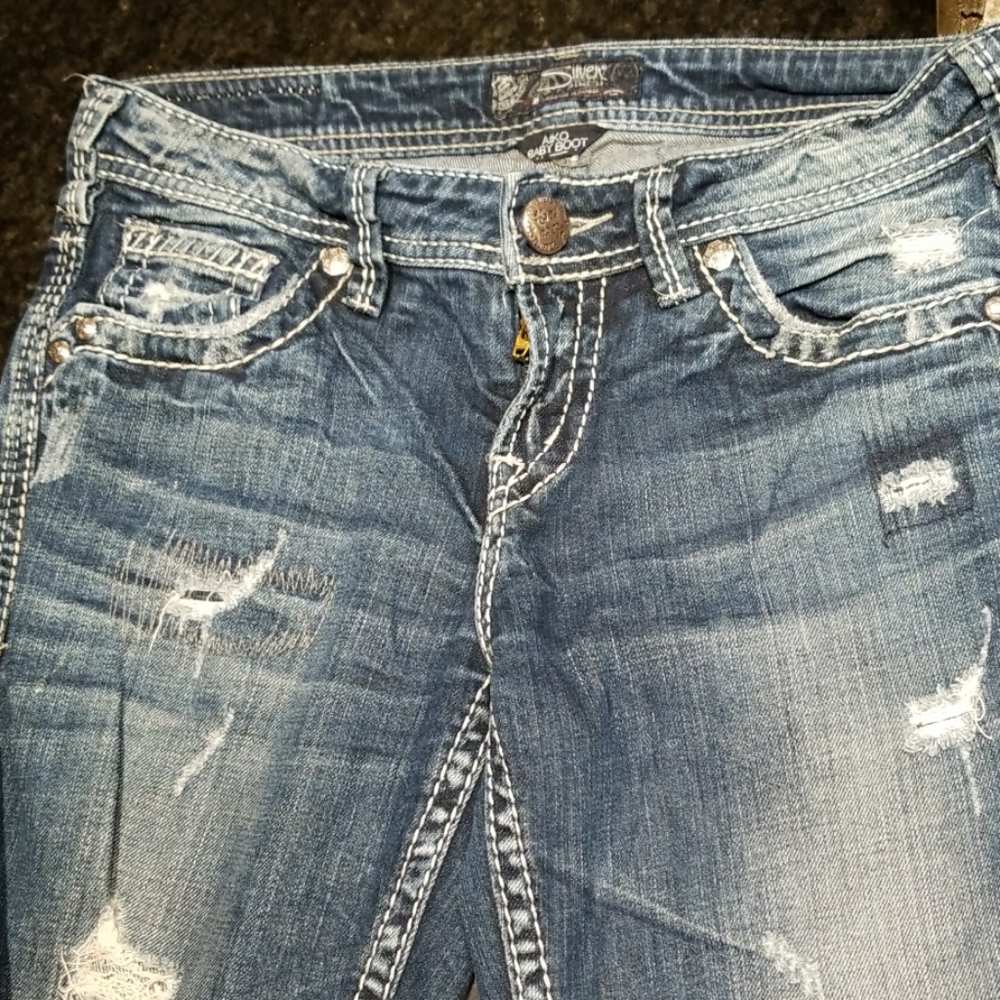 Silver jeans